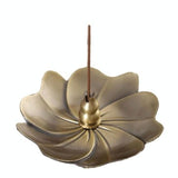 Vintage Sandalwood Incense Burner - Creative Alloy Holder for Bedroom - Bronze - Front View