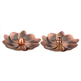 Vintage Sandalwood Incense Burner - Creative Alloy Holder for Bedroom - Bronze - Low Angle