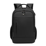 Waterproof Double Shoulder Backpack With Usb Black - 19 Inch