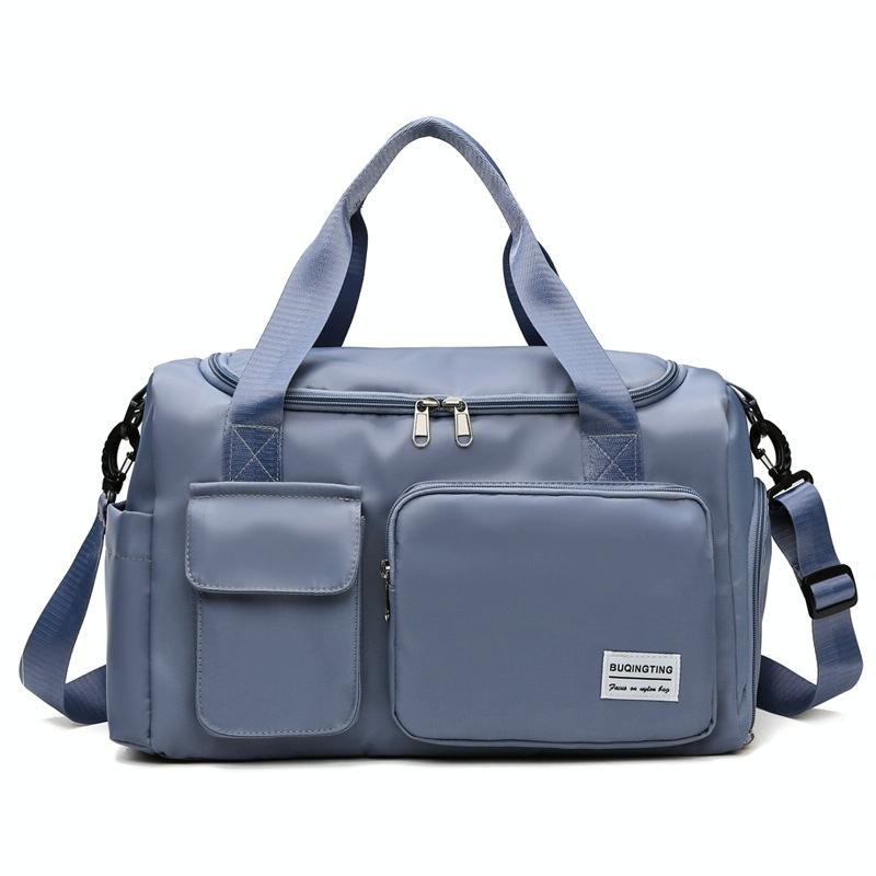 Waterproof Gym Bag for Travel - Size l - Light Grey