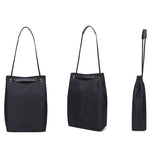 Medium Apple Macbook Shoulder / Messenger Bag - Handheld - Black - Top-Down View