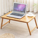 Foldable Laptop Table with Card Slot - Simple and Lazy Design - Top-Down View