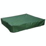 Waterproof Sunshade Cover for Small Garden Toy Bunker - 150x150cm - Green - Front View