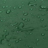 Waterproof Sunshade Cover for Small Garden Toy Bunker - 150x150cm - Green - Top-Down View