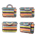 Portable Menstrual Liner Bag - Meadow Frequency 14 Inch - Side View