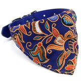 Cotton Pet Bib Cat Headband Dog Saliva Towel - Size S - Blue - Extra Image