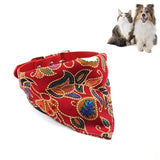 Cotton Pet Bib Cat Headband Dog Saliva Towel - Size S - Blue - Extra Image
