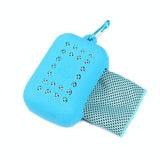 Chill Towel For Summer Workouts - Sky Blue - Extra Image