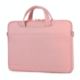 Versatile Laptop Shoulder Bag - Single Strap - Pink - Side View
