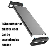 Vaydeer Laptop Screen Stand - Multifunctional Usb Wireless Display Rack - Rear View