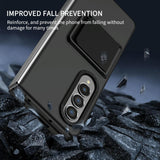 For Samsung Galaxy Z Fold4 5G Foldable 3D Design Phone Case - Black - Extra Image