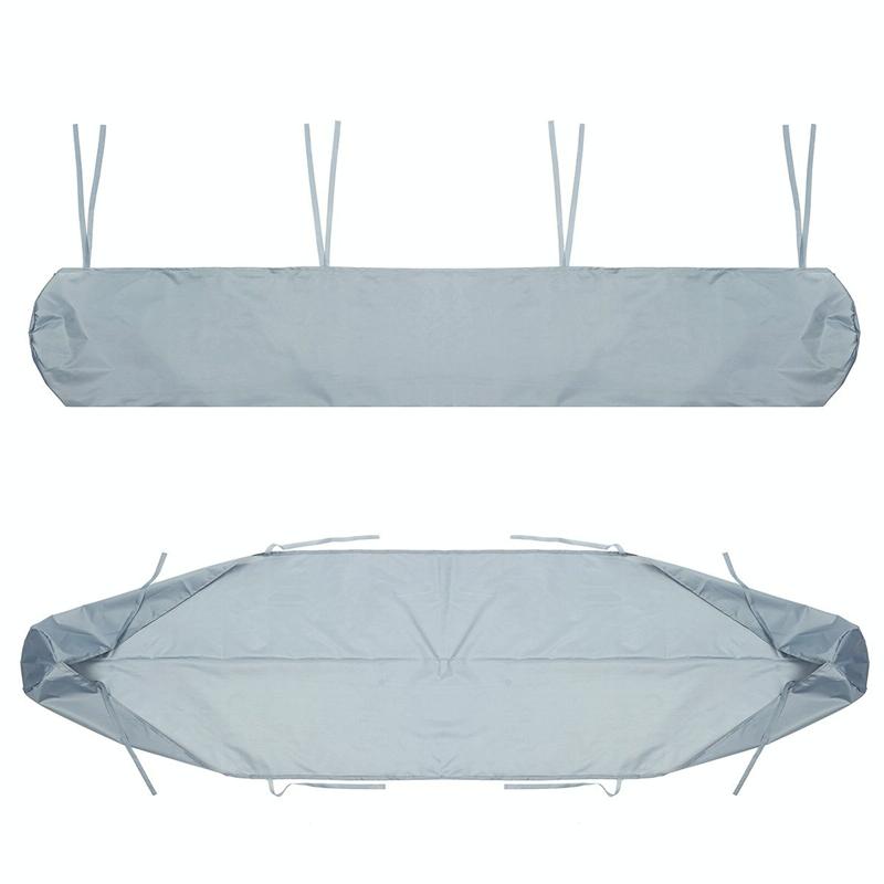 Waterproof Retractable Canopy for Outdoor Patio - 2.5m Size Dustproof Protective Cover - Black