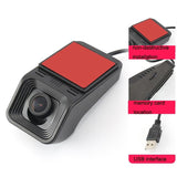 1080p Hd Car Recorder with Wifi for Parking Monitoring - Without Button + Usb Short Line - Top-Down View