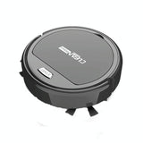 Smart Household Sweeping Robot - Automatic - White - Front View