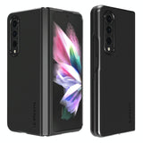 For Samsung Galaxy Z Fold4 5G Leather Shockproof Case - Pink