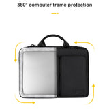 Thickened Polyester Laptop Bag - Fits 14.1-15.4 Inch Devices - Pink