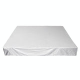 Waterproof & Dustproof Protection Cover for Bathtub Pool Table & Chair - 220x220x85cm - Black - Low Angle
