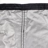 Waterproof Outdoor Bench Cover - Fits 3 Seats - 163x66x89cm - Black / Silver - 45-Degree Angle