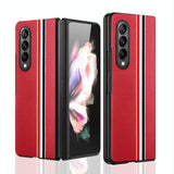 For Samsung Galaxy Z Fold4 5G Shockproof Twill Phone Case - Pc Tpu - Black - Extra Image