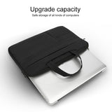 Waterproof Laptop Handbag For 15.4-16 Inch Laptops - Oxford Cloth - Black - Top-Down View