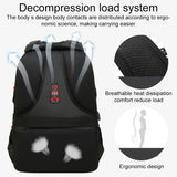 Waterproof Usb Backpack For Business Use - 22 Inch - Close-Up Angle