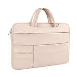 15.6 Inch Waterproof Laptop Bag - Wearable - Creamy-White