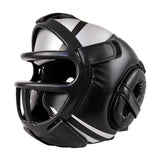 Competition Sparring Boxing Helmet For Head Protection - Red With Mask - L - Extra Image
