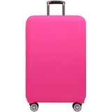 Stretch Luggage Protective Cover - Durable & Dust-proof - Size l - Wine Red - Extra Image