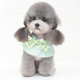 Pet Accessories Dog Small Shawl Bib Saliva Towel Triangle Scarf - Size L - Light Blue - Extra Image