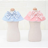 Pet Accessories Dog Small Shawl Bib Saliva Towel Triangle Scarf - Size L - Light Blue - Extra Image