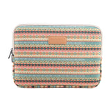 13 Inch Lingge Laptop Liner Bag - Pattern Design - Green Pattern Diamond Lattice