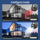 Outdoor Wifi Camera With Two-Way Voice 5Mp Ip66 Waterproof - Grey - 45-Degree Angle