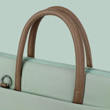 13-13.3 Inch Laptop Bag Crossbody Briefcase In Oxford Cloth - Black - 15 - 16.1 Inch - Low Angle