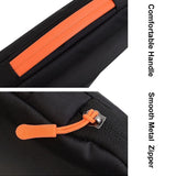 Travel Laptop Sleeve Bag - Portable Carry Case - Grey - 15-16 Inch - Low Angle