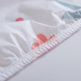 Anti-dust Hanging Air Conditioner Cover - All Inclusive - 95x31x21cm - Flower - Rear View