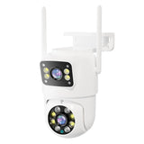 Outdoor Wifi Camera With 4Mp Resolution And Two-Way Voice Ip66 Waterproof White