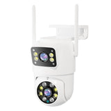 Outdoor Wifi Camera With 4Mp Resolution And Two-Way Voice Ip66 Waterproof White - Front View