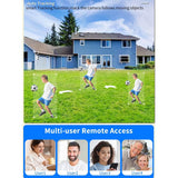 Outdoor Wifi Camera With 4Mp Resolution And Two-Way Voice Ip66 Waterproof White - Close-Up Angle