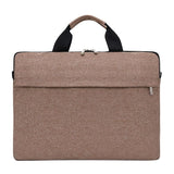 15 Inch Waterproof Portable Notebook Bag - Multifunctional Single Shoulder Computer Bag - Black