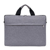 15 Inch Waterproof Portable Notebook Bag - Multifunctional Single Shoulder Computer Bag - Black