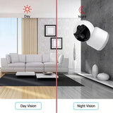Wireless Baby Camera - No Temp / Humidity Sensor - White - Top-Down View