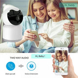 Wireless Baby Camera - No Temp / Humidity Sensor - White - 45-Degree Angle
