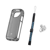 Clear Soft Tpu Protective Case for Insta360 X4 - 1.5mm Thickness - Transperant - With Neck Strap - Extra Image