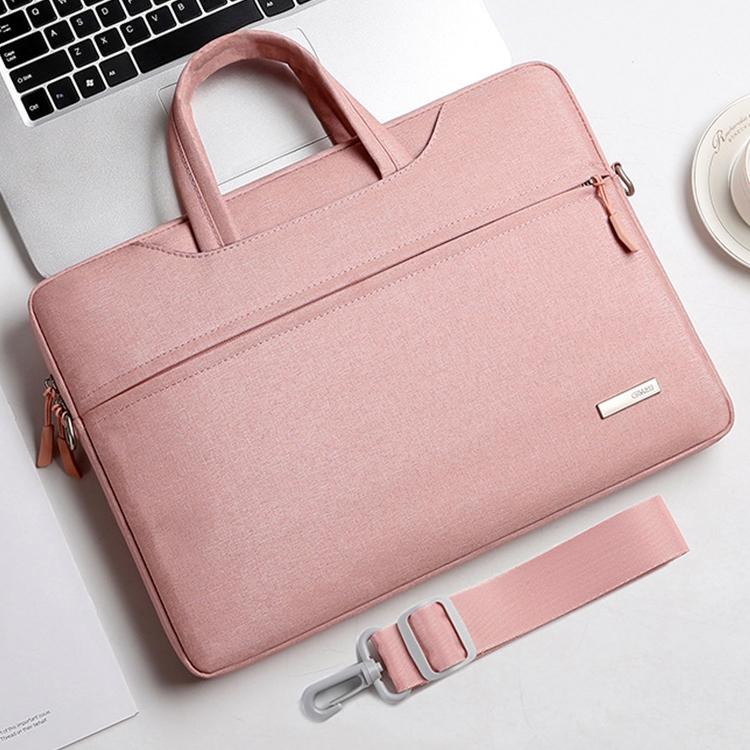 13.3 Inch Inner Bag With Shoulder Strap For Handbag Or Laptop - Pink