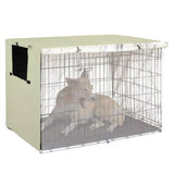 Outdoor Pet Cage Cover - Oxford Cloth Dustproof Rainproof Sunscreen - 94x61x63.5cm - Grey
