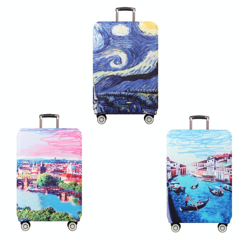 Wear-resistant Dust-proof Luggage Compartment Protective Cover - Size l - Starry Sky
