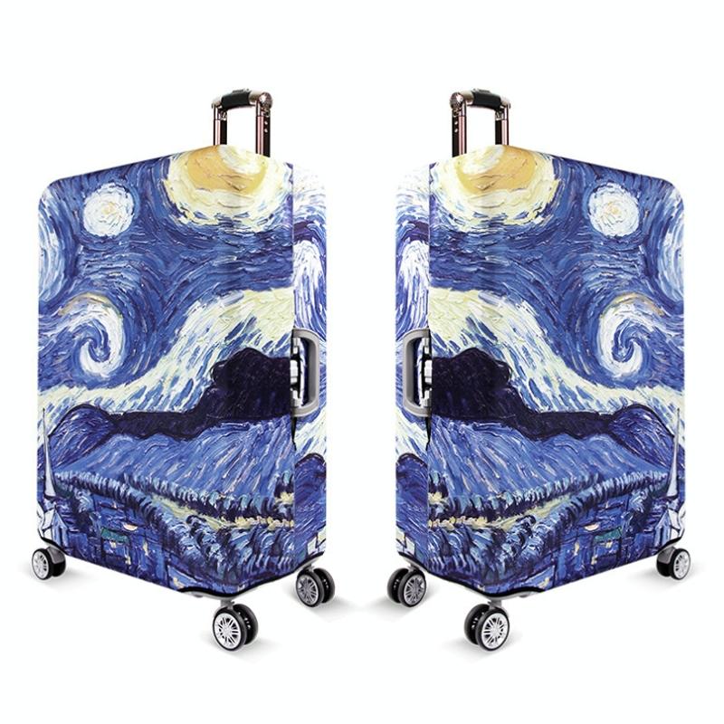 Wear-resistant Dust-proof Luggage Compartment Protective Cover - Size l - Starry Sky