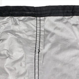 Waterproof Outdoor Bench Cover - Fits 4 Seats - 190x66x89cm - Black / Silver