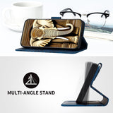 For Samsung Galaxy Z Fold4 5G Embossed Elephant Head Phone Case With Lanyard - Light Purple - Extra Image