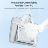 Portable Oxford Laptop Bag - Durable Fabric Multiple Colours - Dark Blue